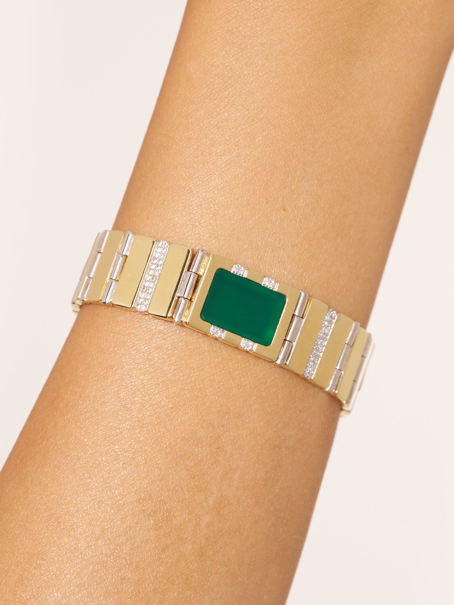 Bianca Bracelet - Green Onyx