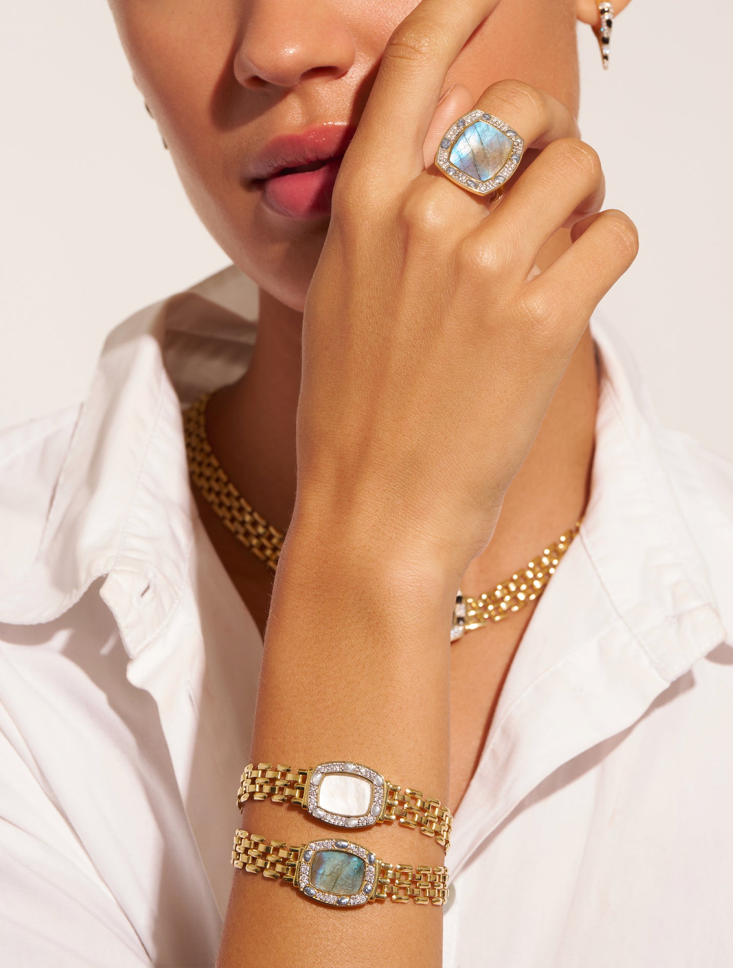 Bague Ranee - Labradorite