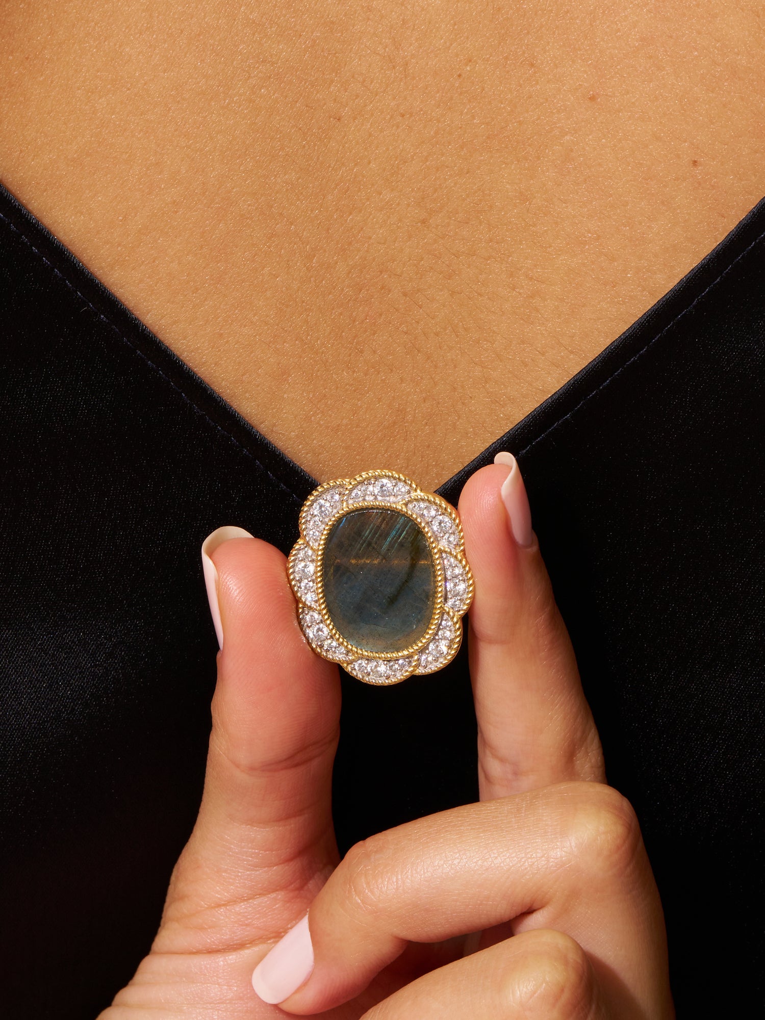 Broche Esmée - Labradorite