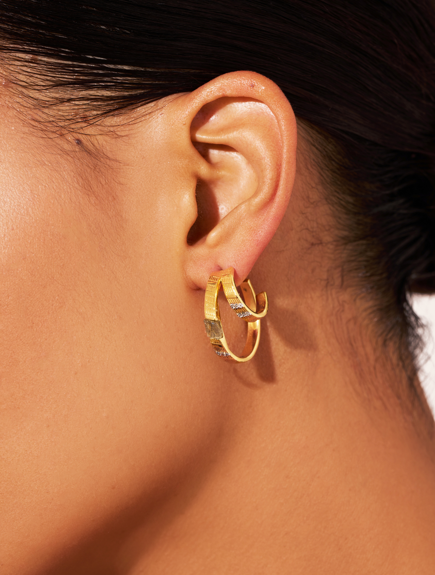 Dona Earrings - Labradorite