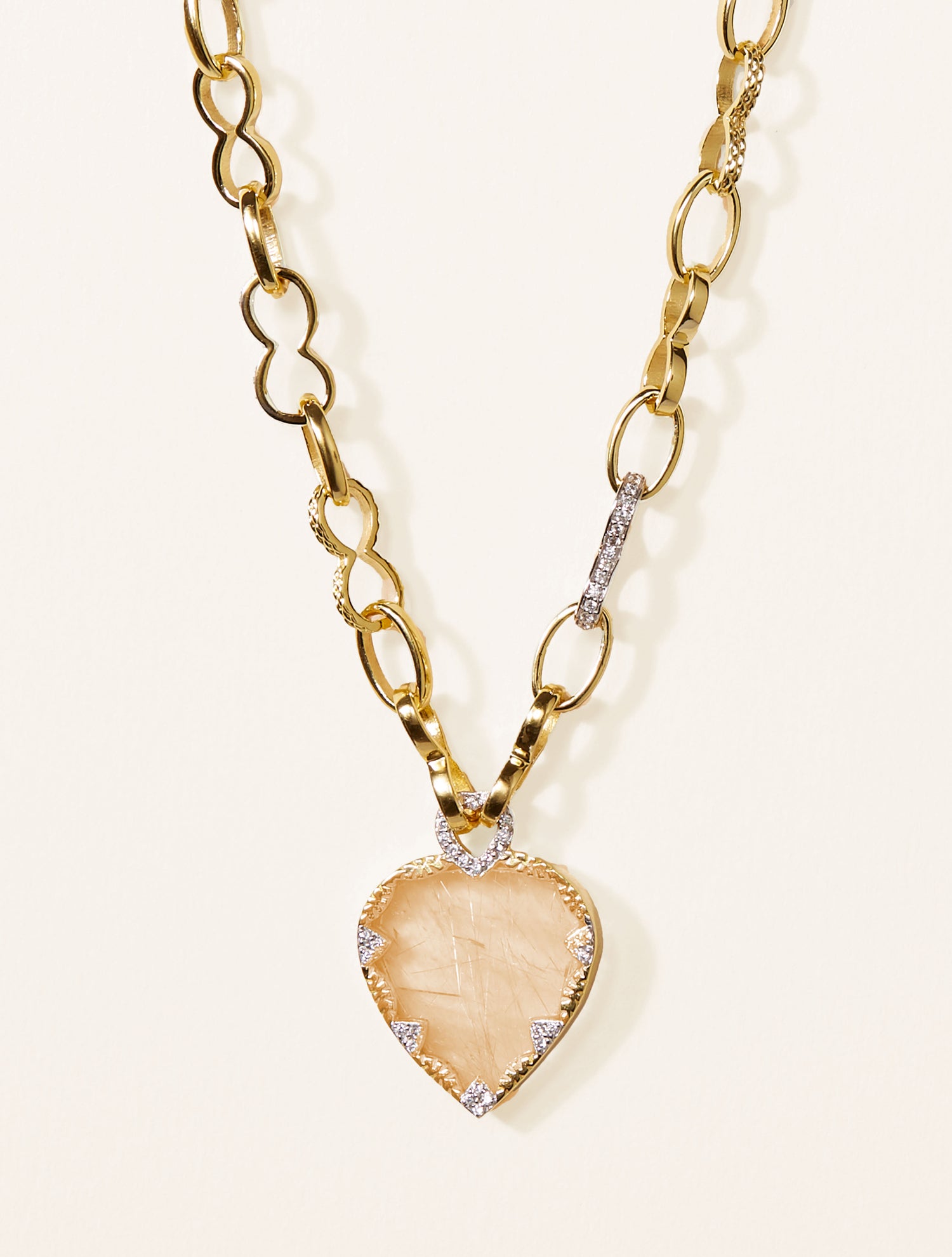 Sautoir Lima - Rutile Doré