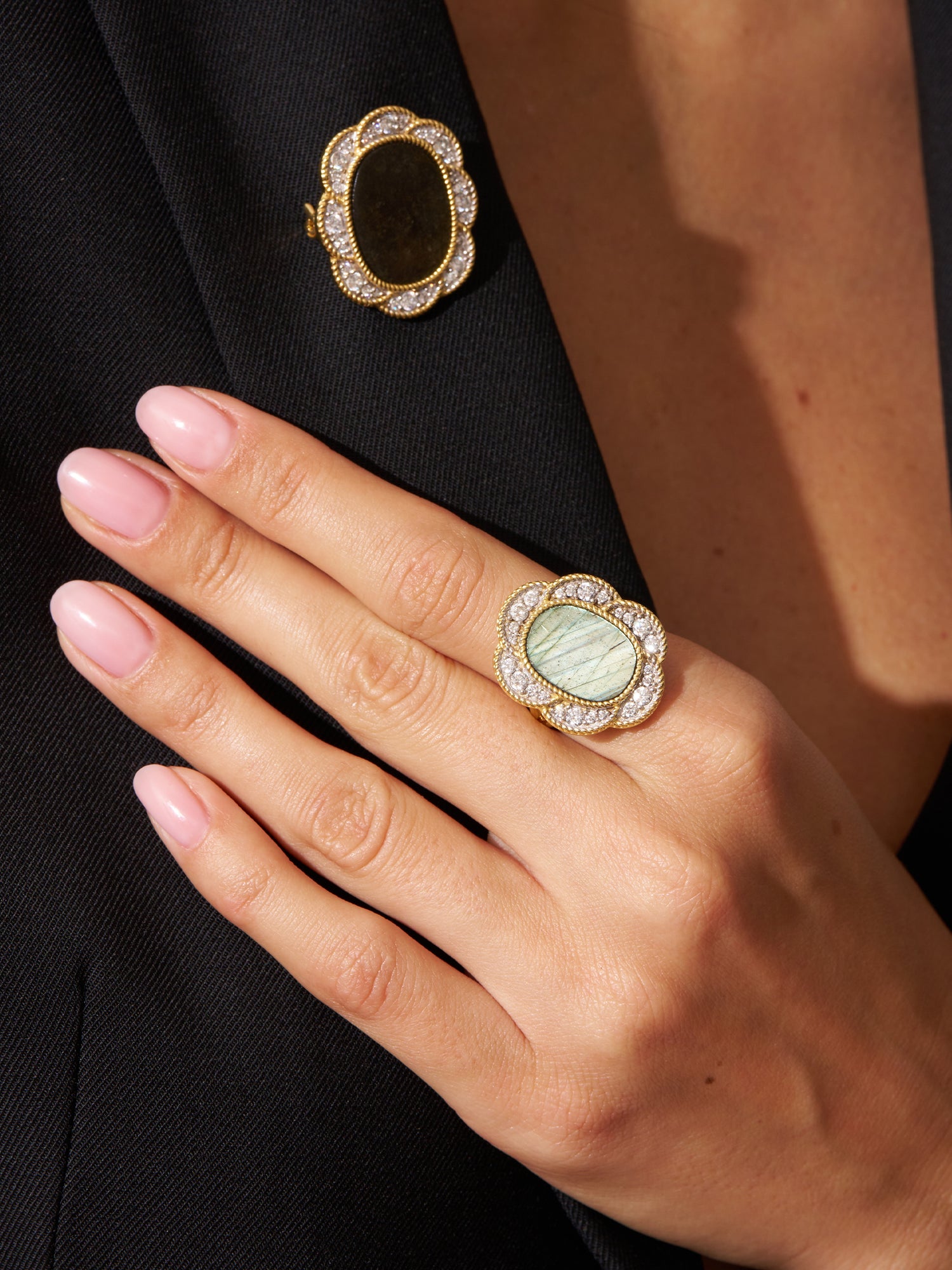 Bague Esmée - Labradorite