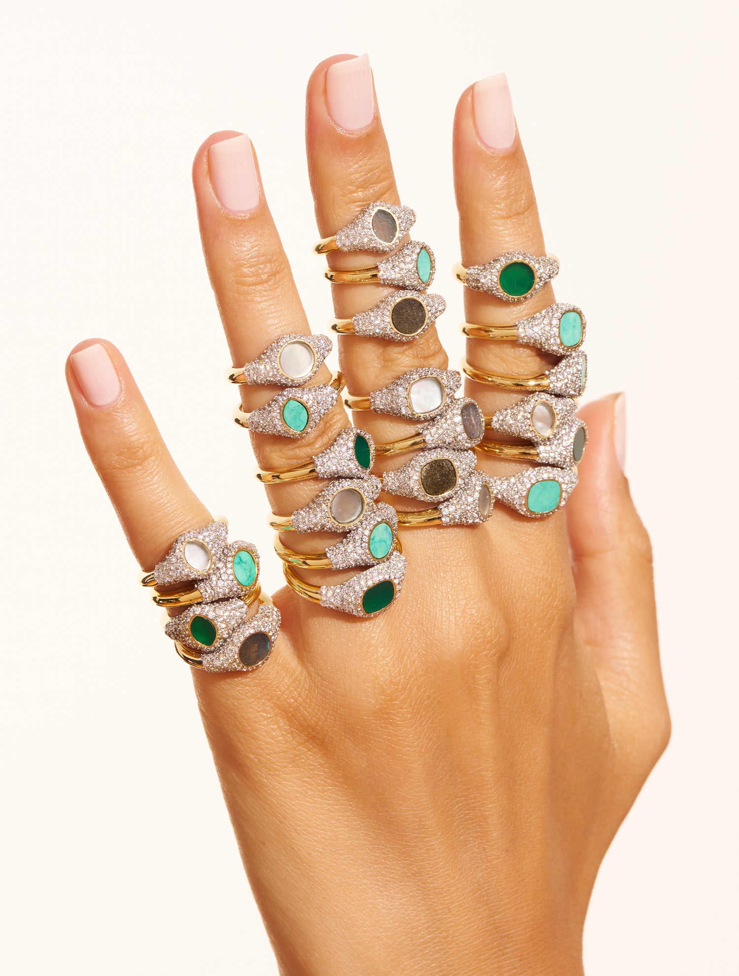 Bague Holi - Turquoise