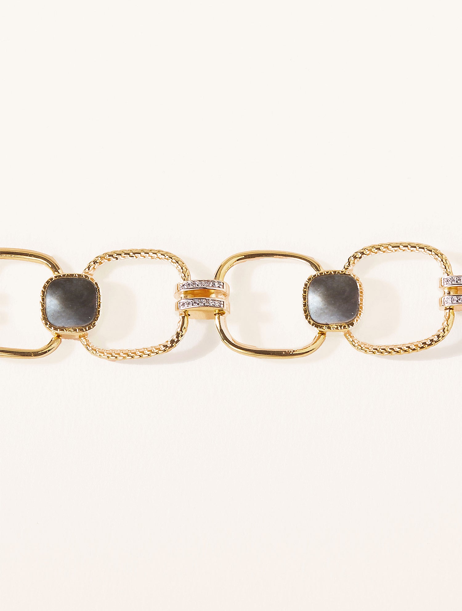 Bracelet Kaïa - Nacre Grise