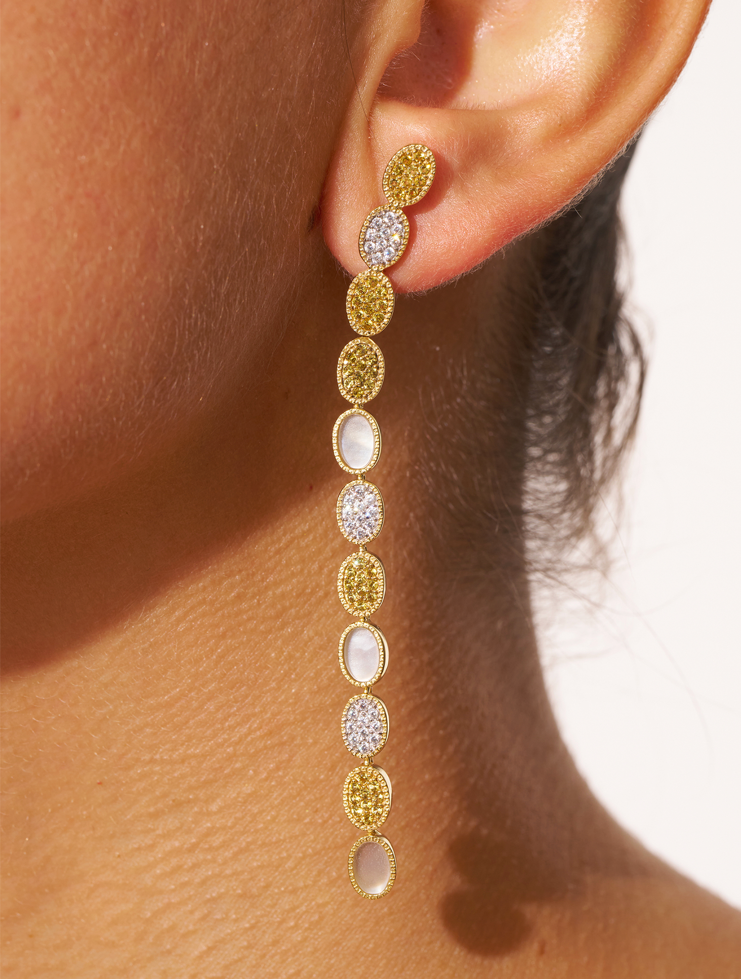 Sinai earrings - Mother of pearl