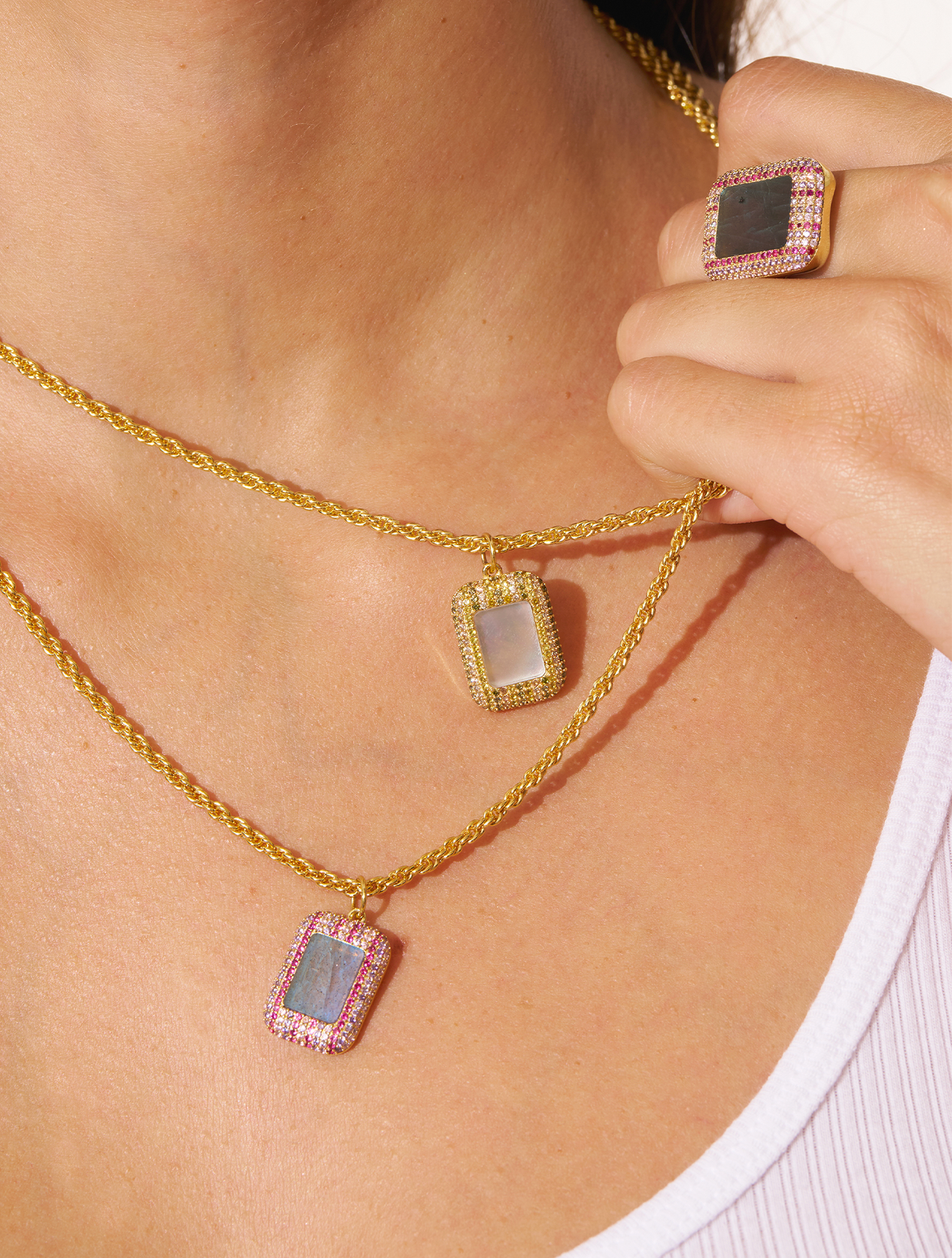 Collier Karma - Labradorite