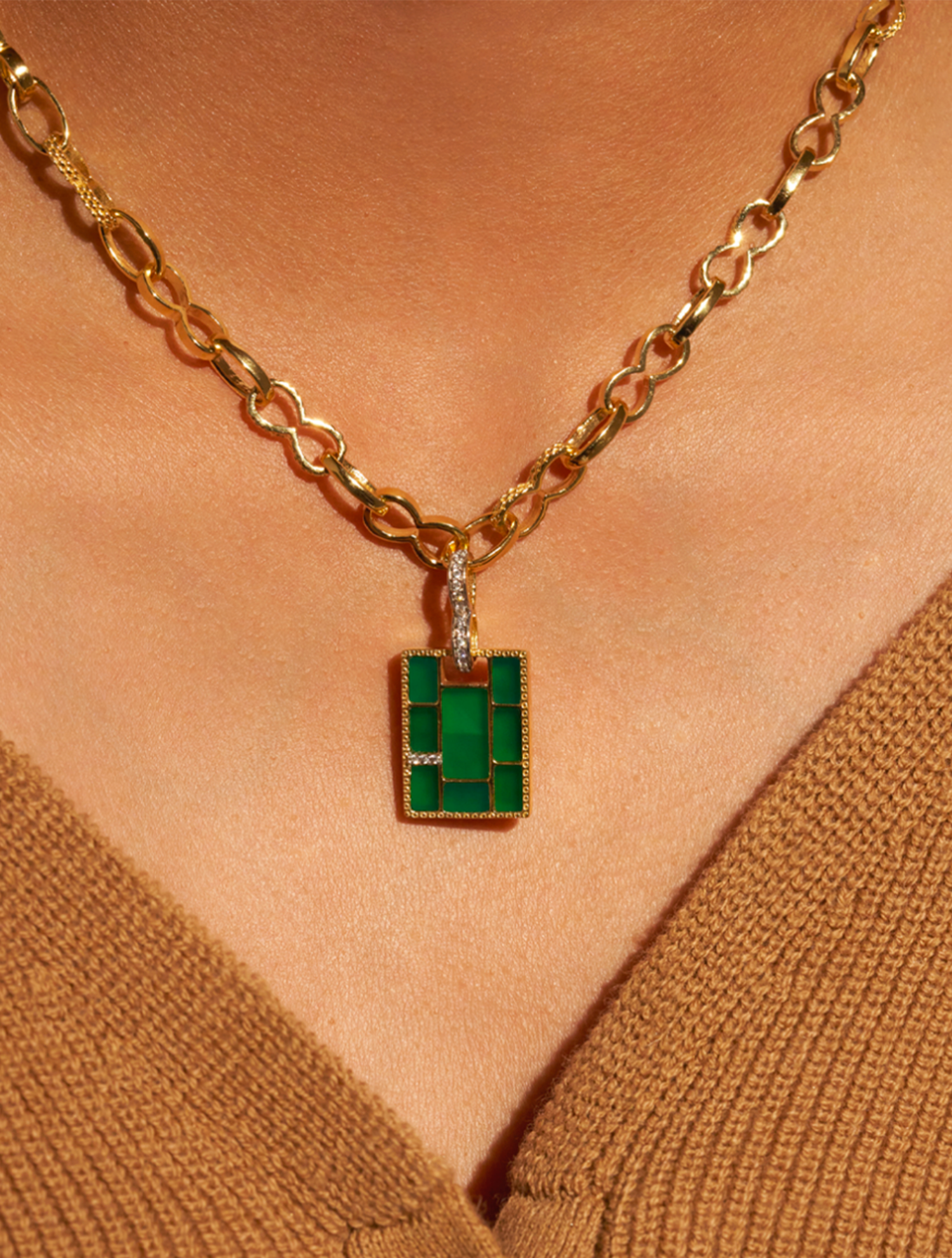 Collier Mara - Onyx Vert