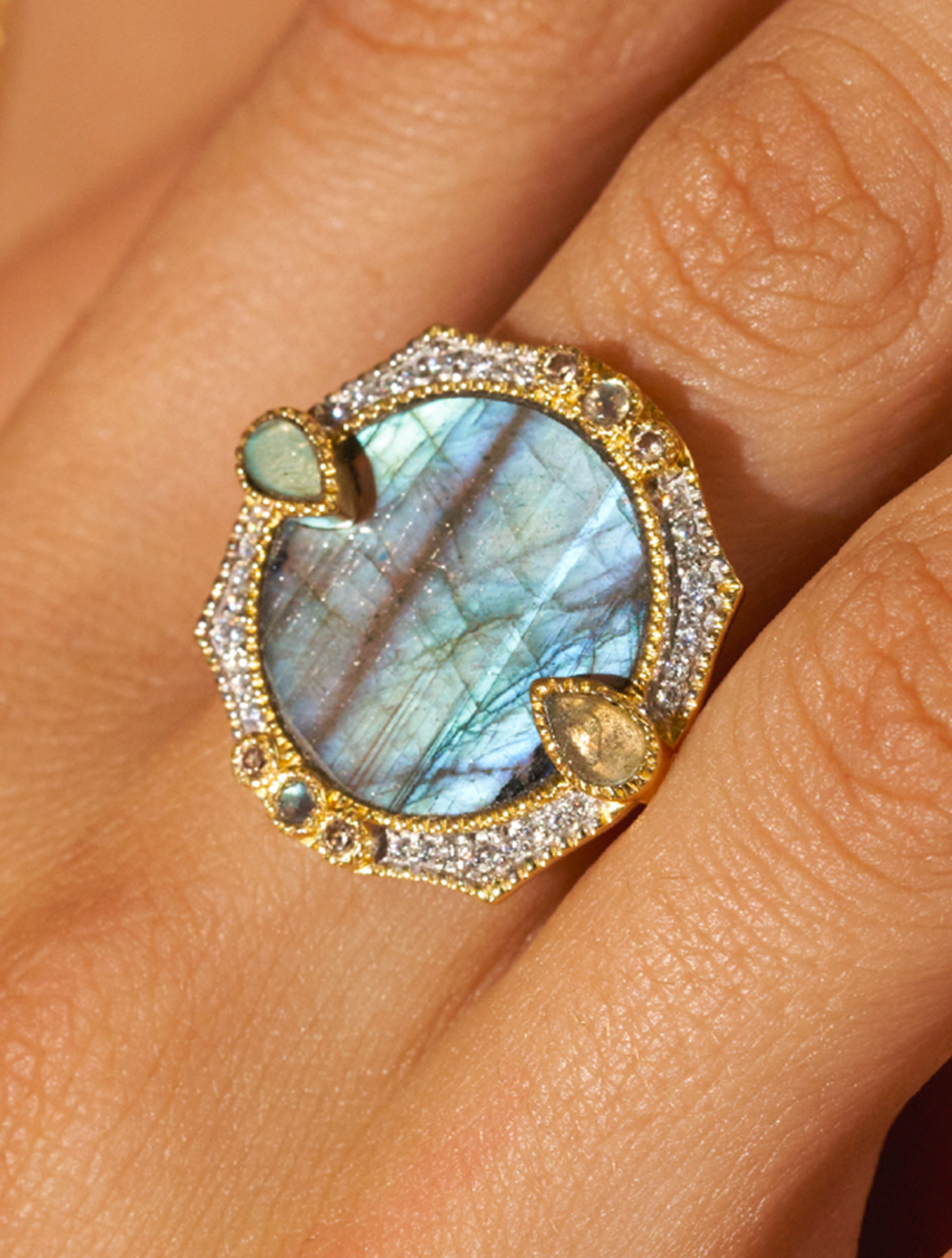 Bague Janih - Labradorite
