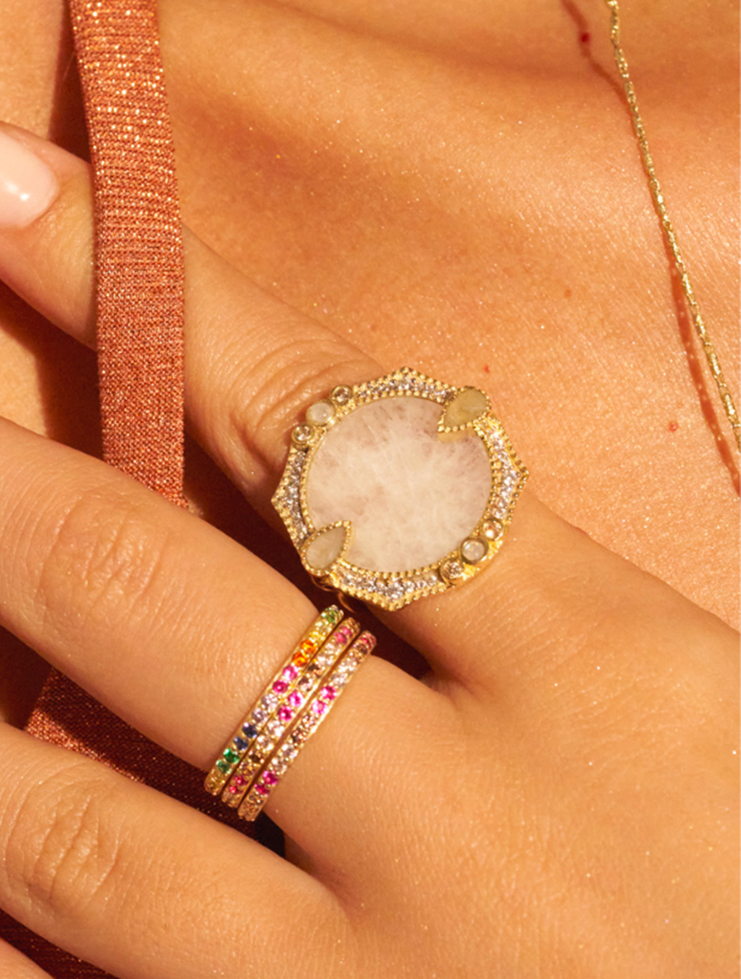 Bague Janih - Pierre de Lune