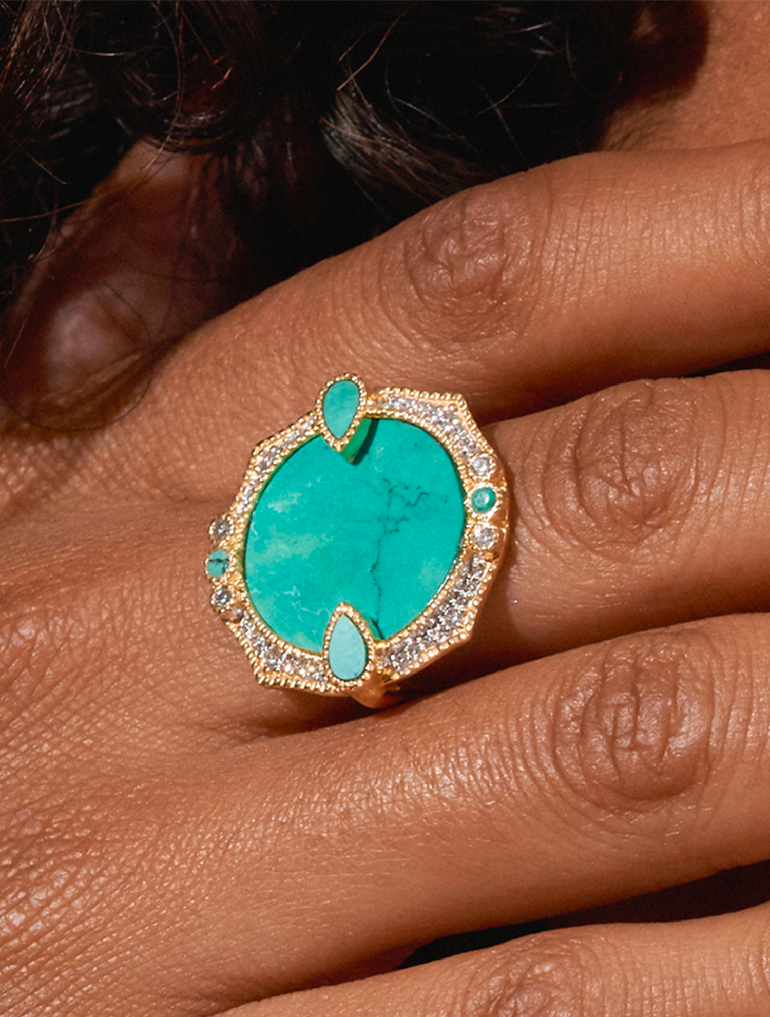 Bague Janih - Turquoise