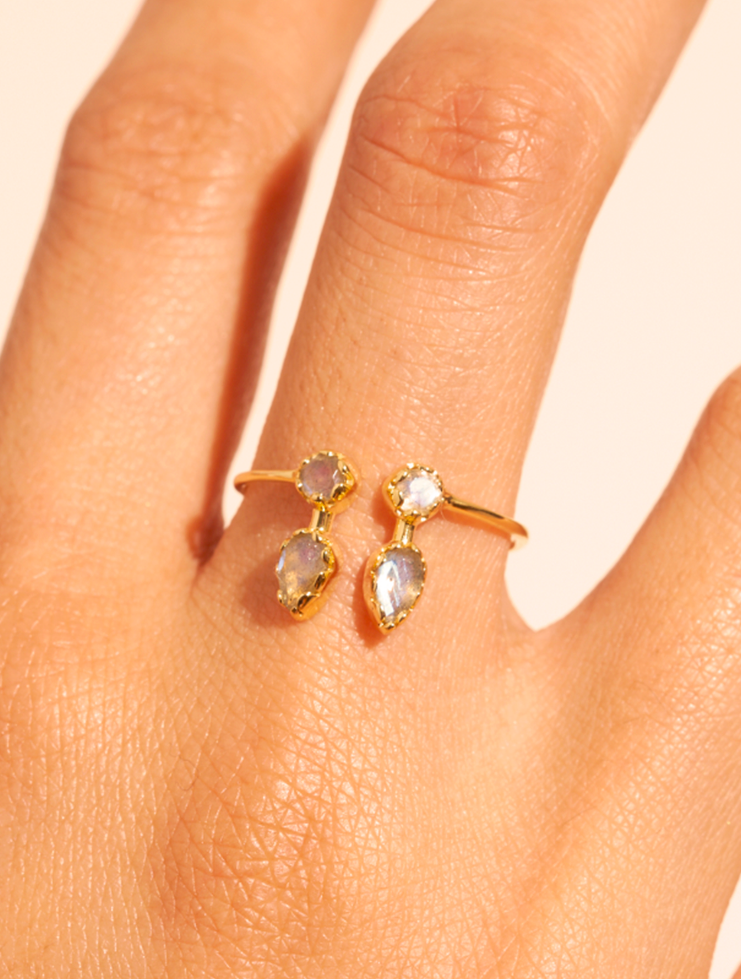 Bague Safra - Labradorite