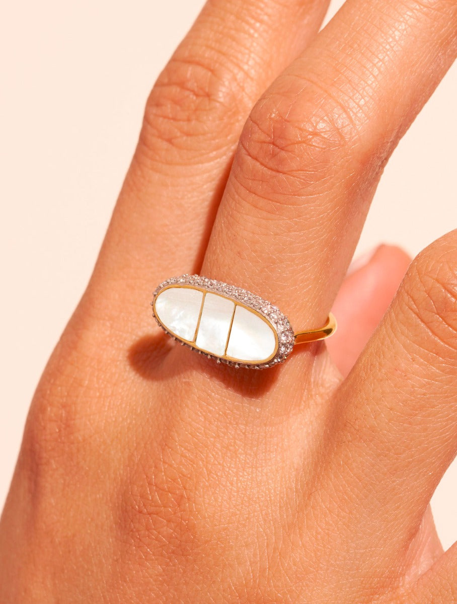 Bague Izy 1 - Nacre