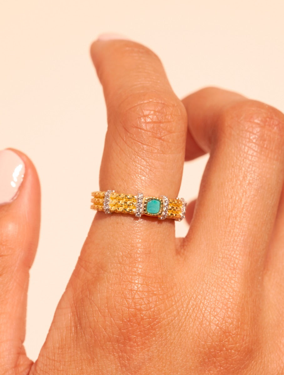 Bague Kaïa - Turquoise