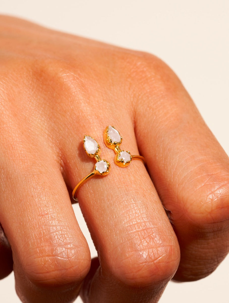 Bague Safra - Pierre de lune