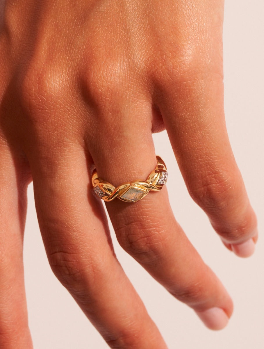 Sani Ring - Labradorite