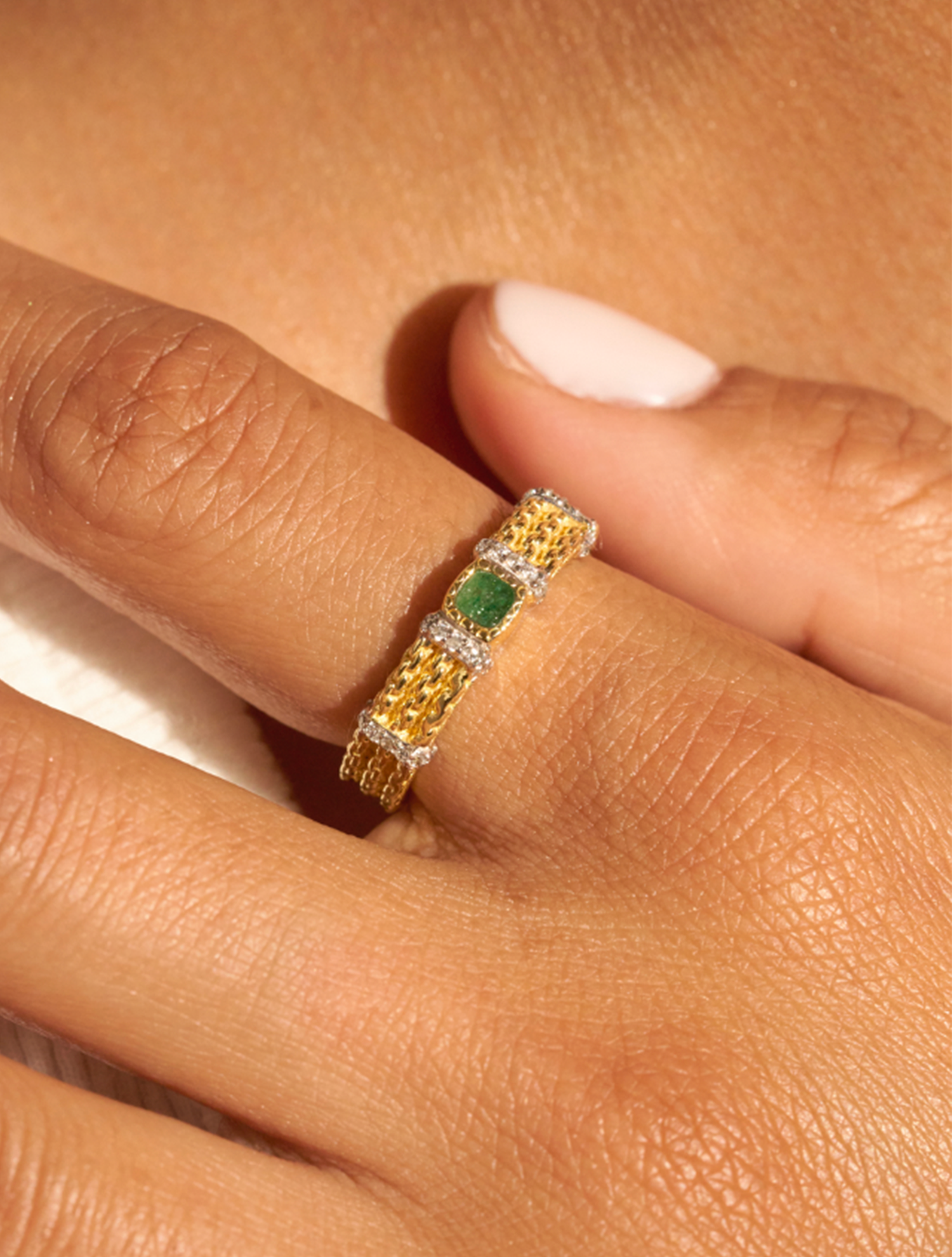 Bague Kaïa - Aventurine