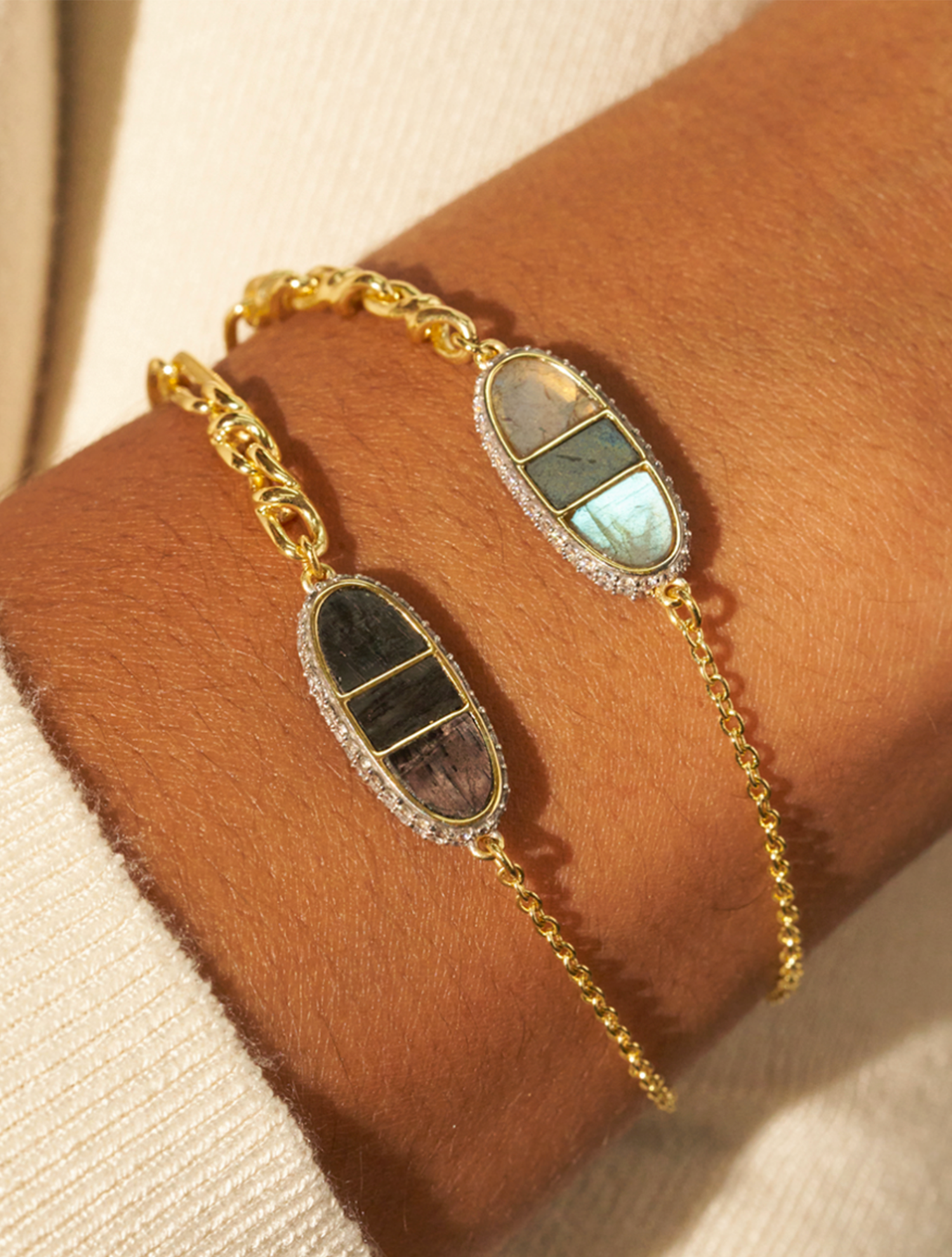 Bracelet Izy - Labradorite