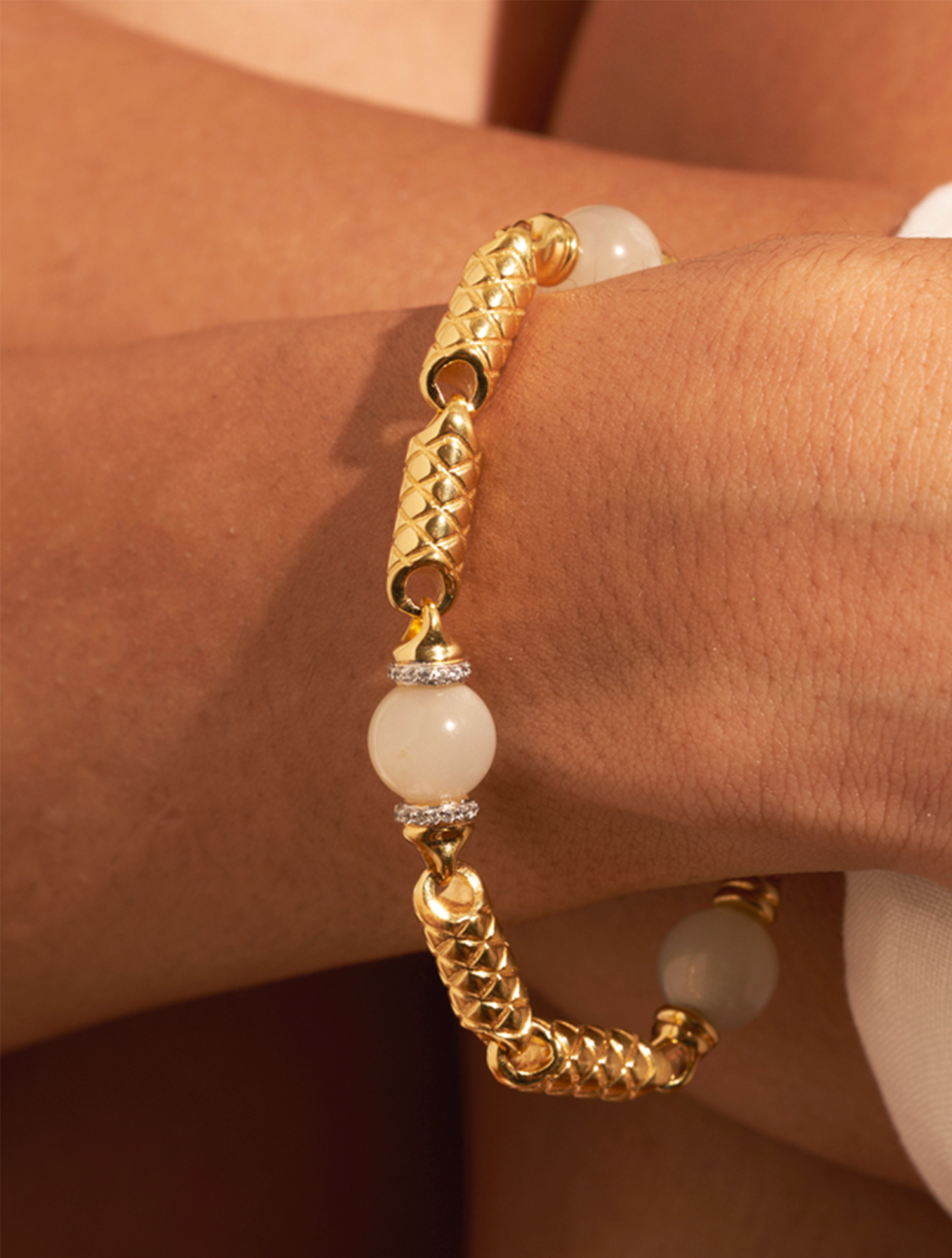 Bracelet Oro - Pierre de Lune