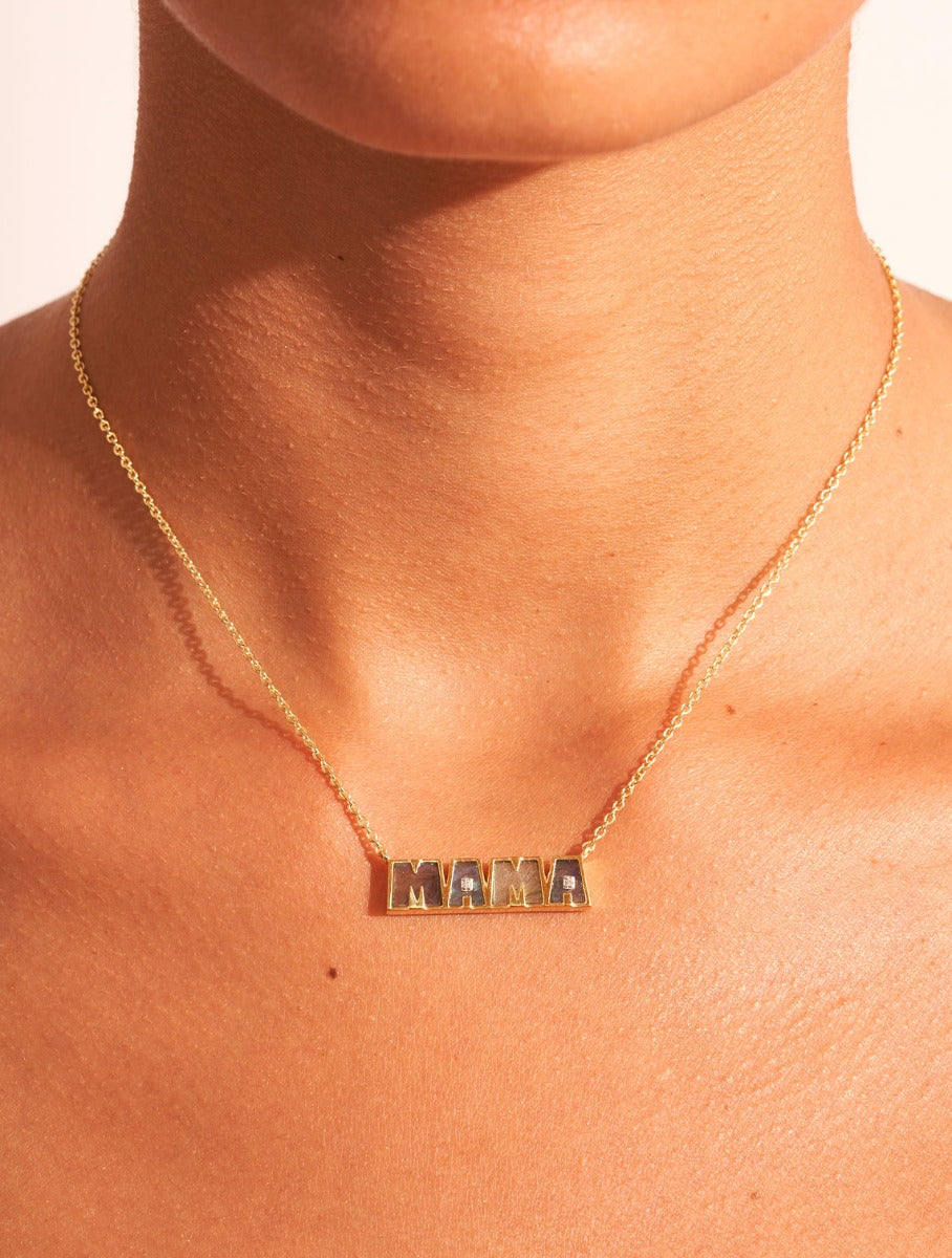 Collier Mama - Labradorite