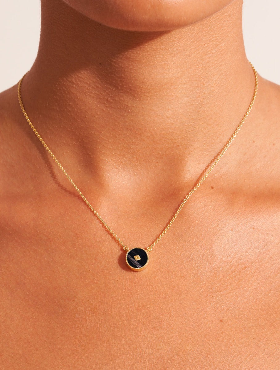 Collier Sanja - Onyx Texturé