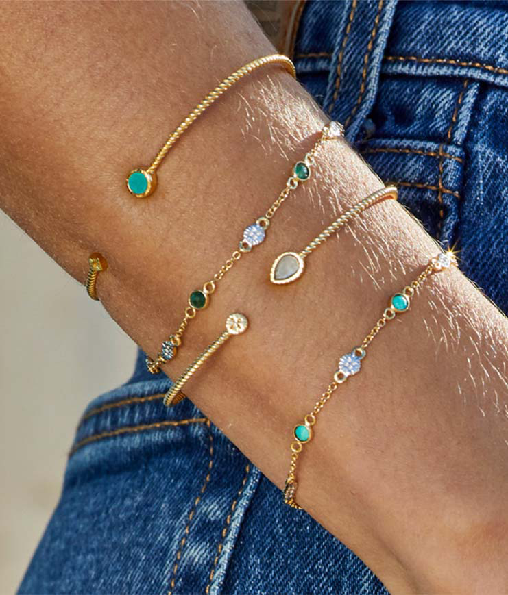 Jonc Bali - Pierre de lune