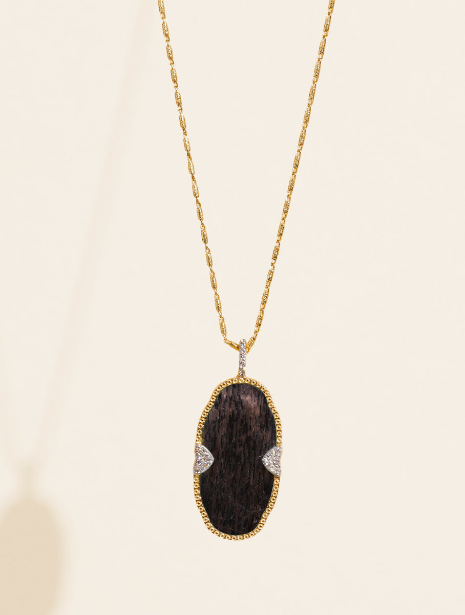 Sautoir Belize - Onyx texturé