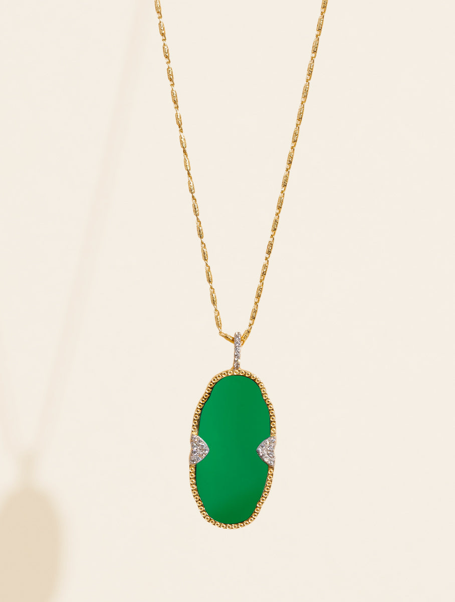 Sautoir Belize - Onyx Vert