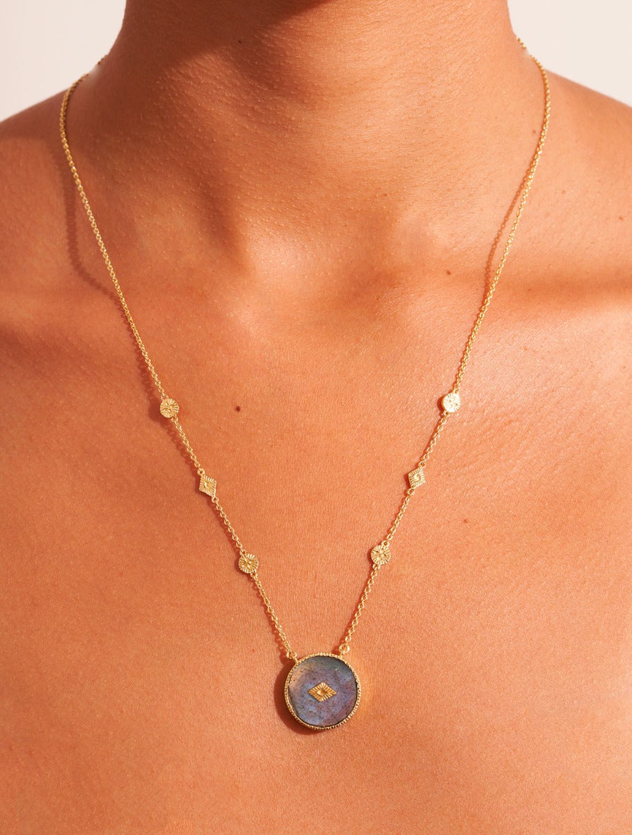 Sautoir Sanja - Labradorite