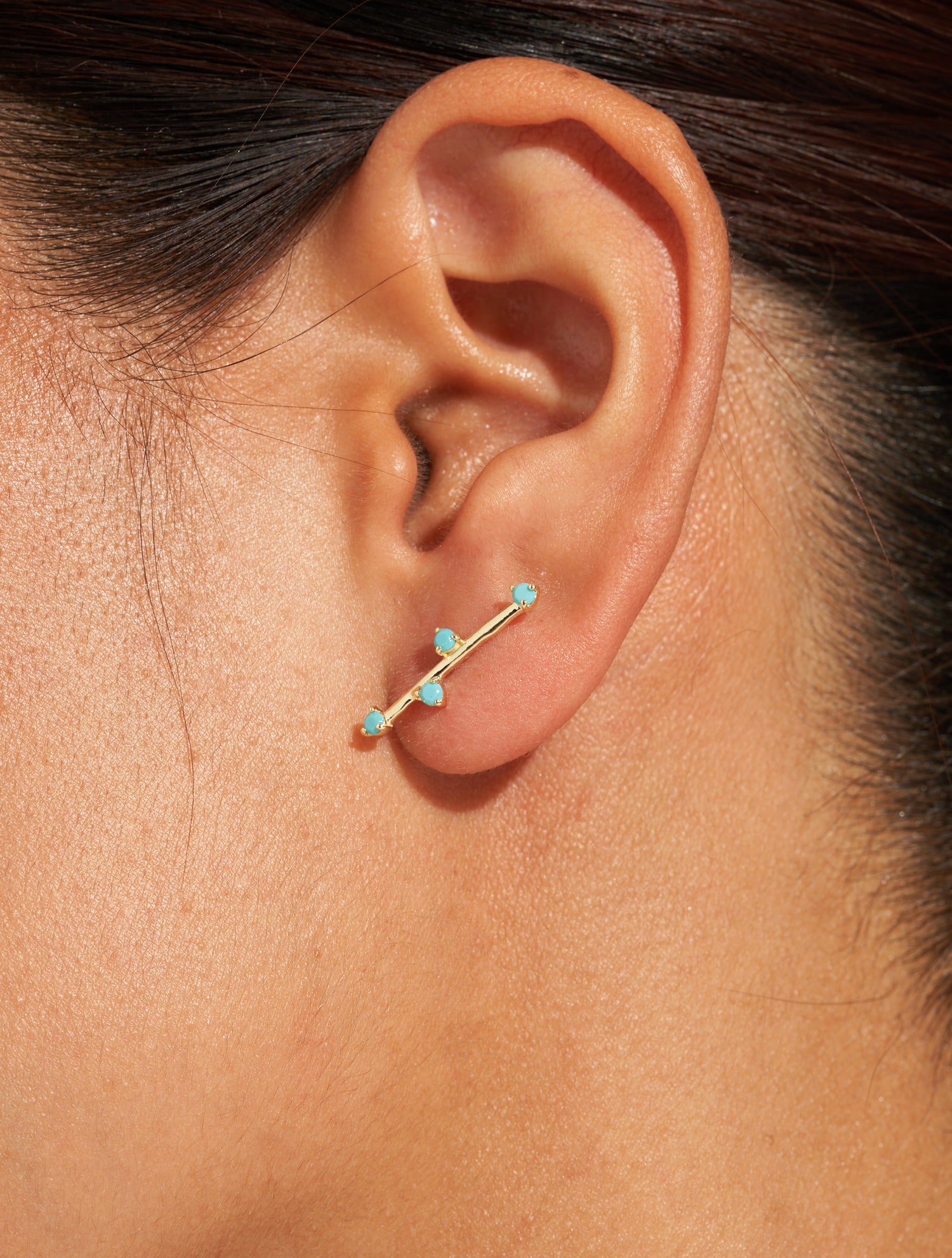 Boucles d'oreilles Delia - Turquoise