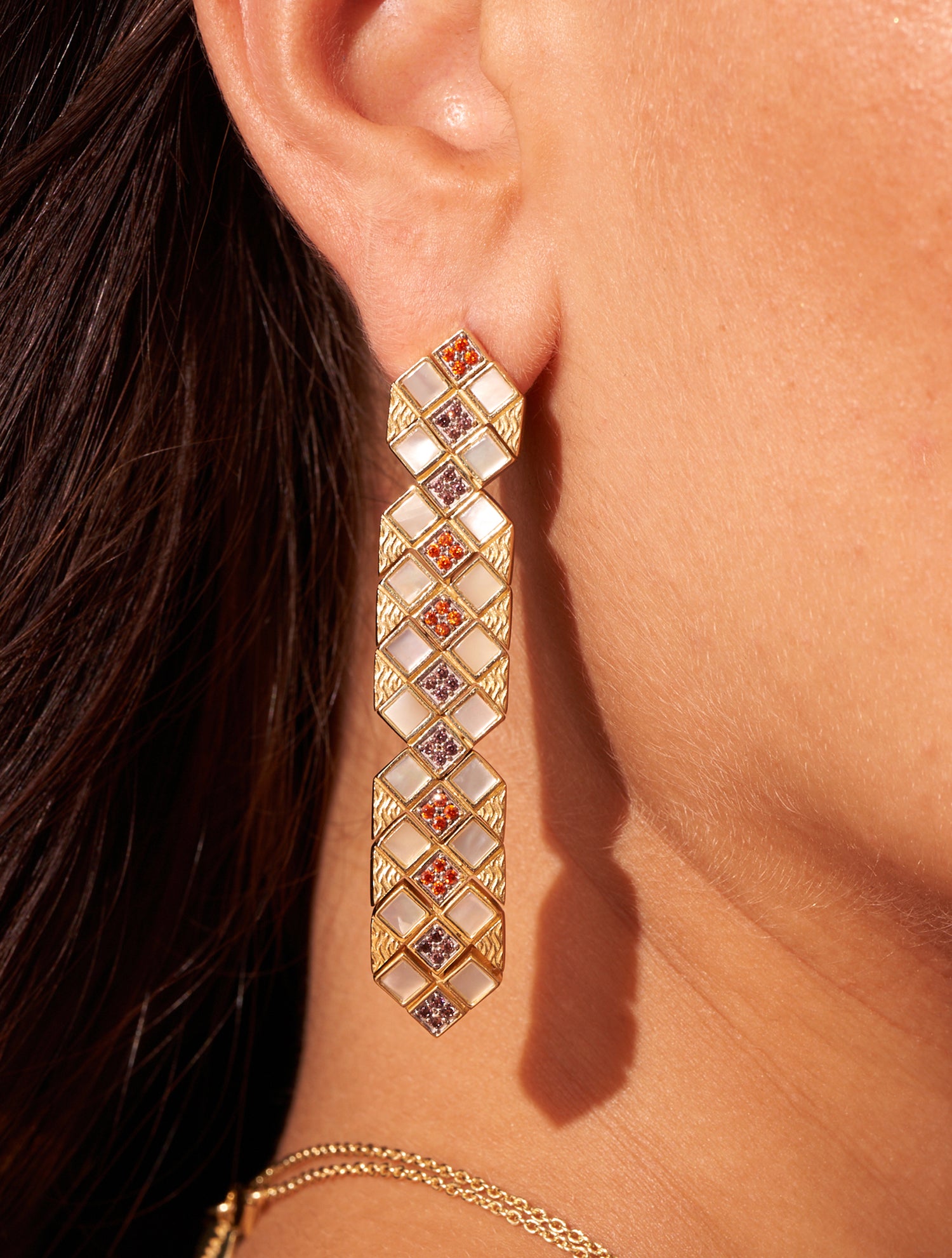 Boucles d'oreilles Idylle - Nacre