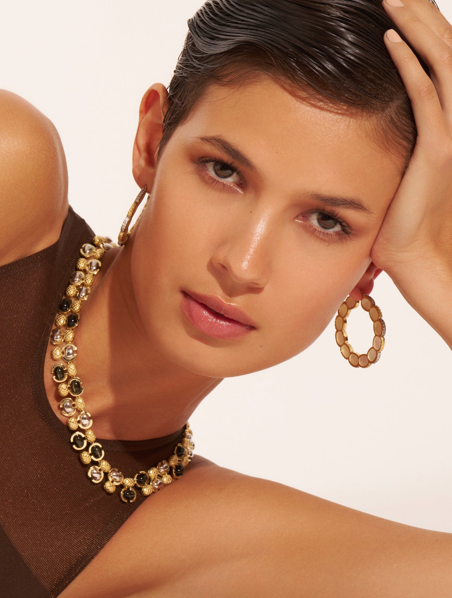 Boucles d'oreilles Amara - Nacre