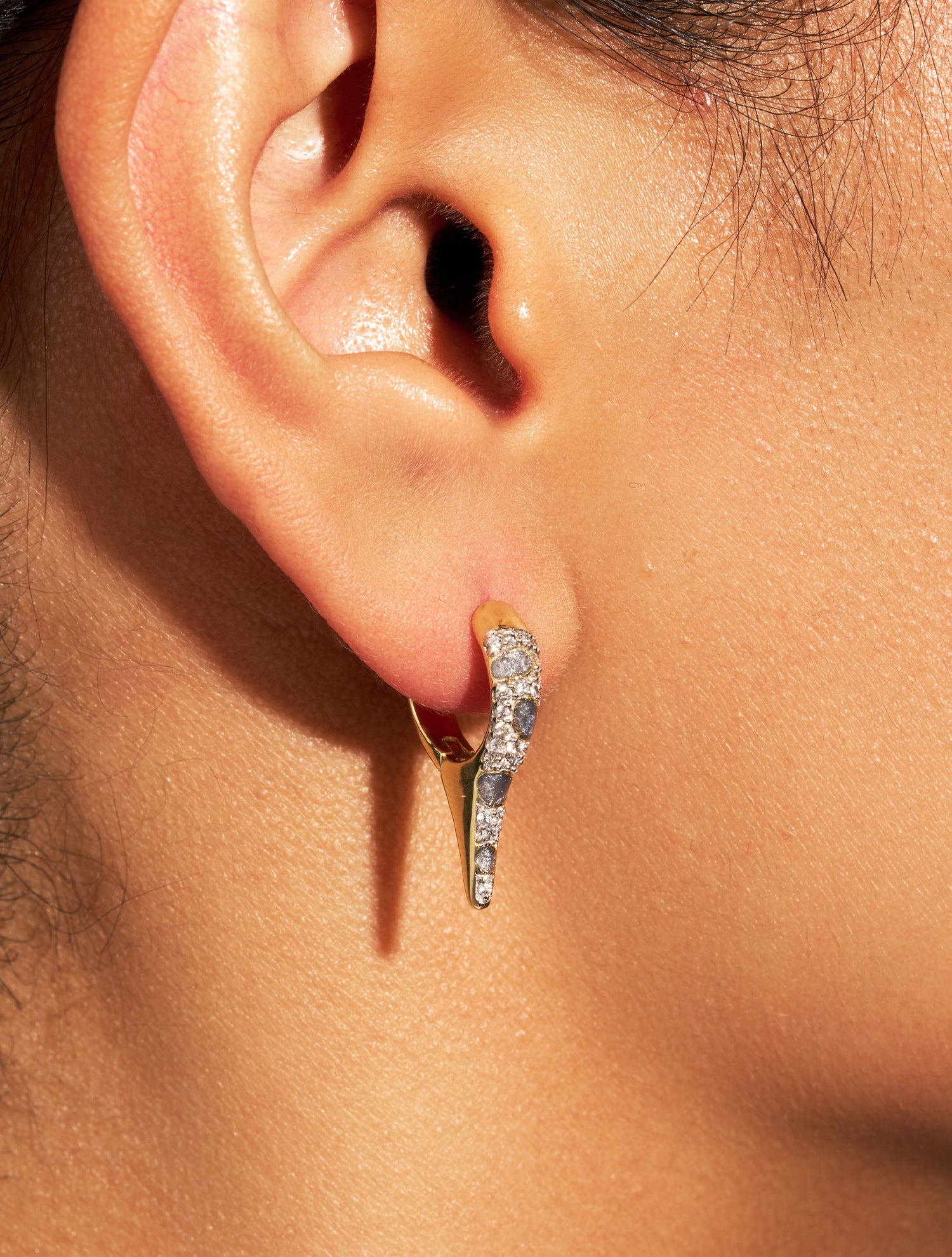 Boucles d’oreilles Ranee - Gris