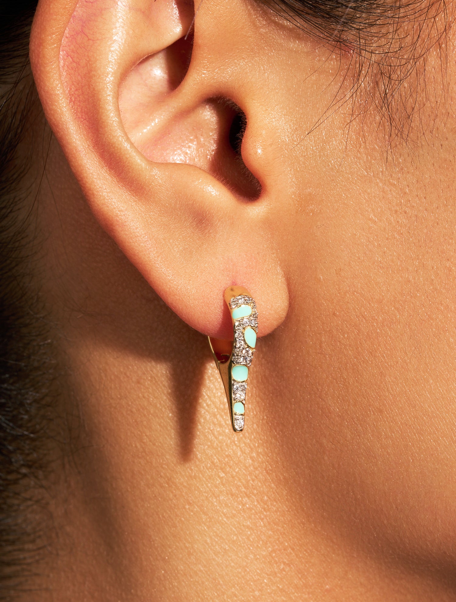 Boucles d'oreilles Ranee - Turquoise