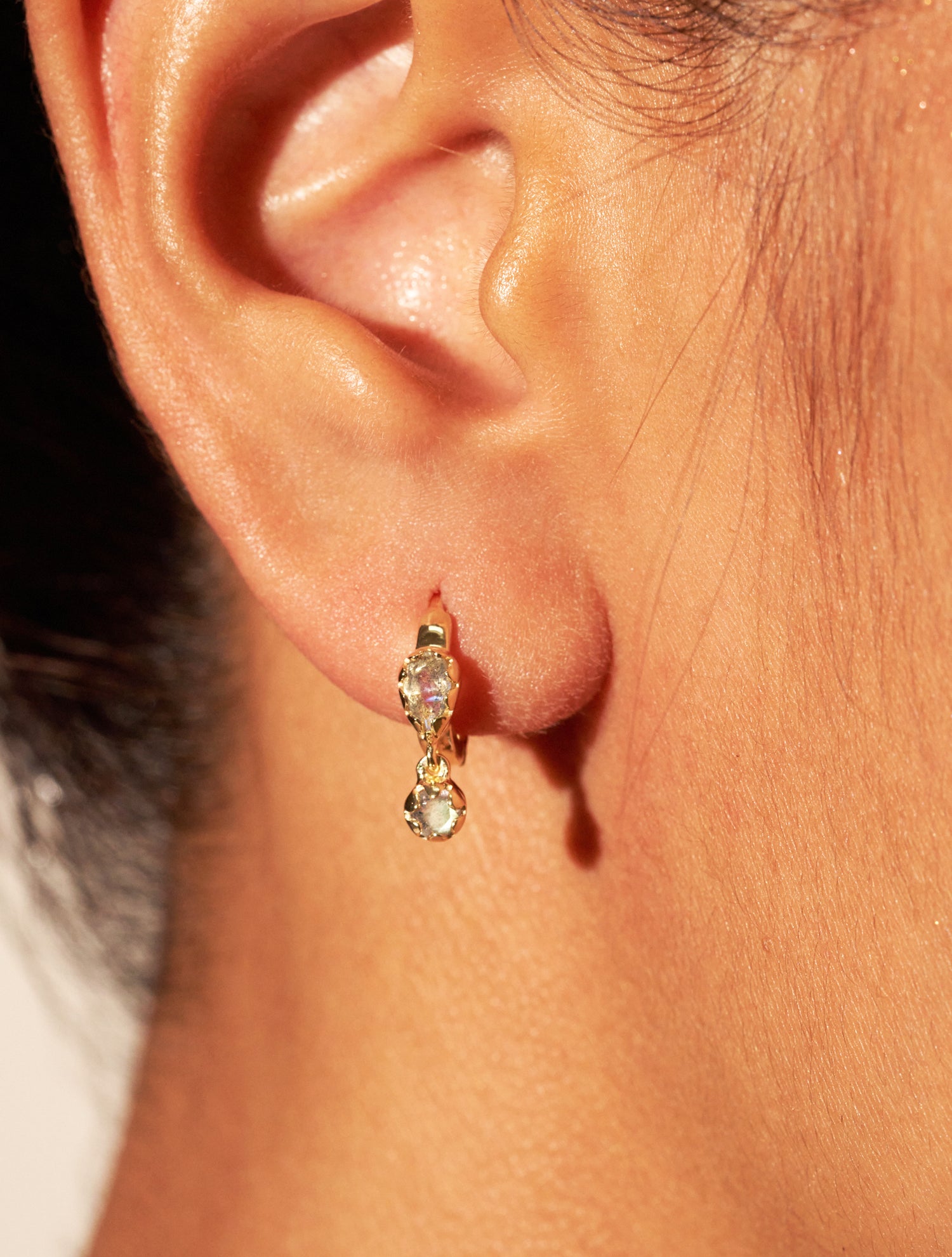 Boucles d'oreilles Safra - Labradorite