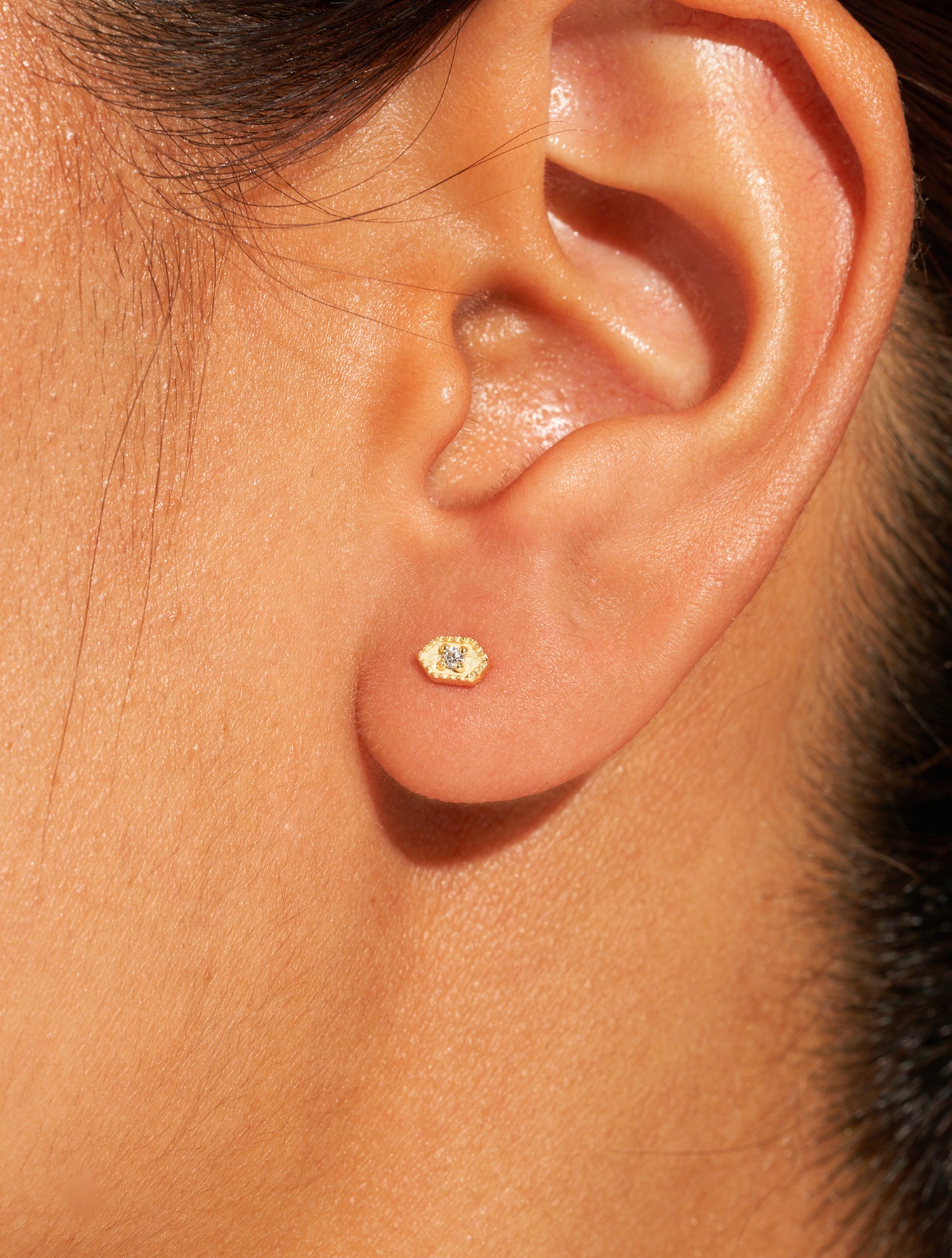 Boucles d'oreilles Tara - Zircons Blancs