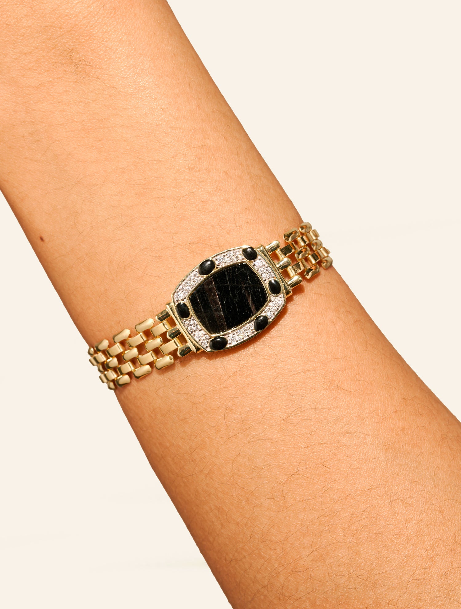 Ranee Bracelet - Textured Onyx