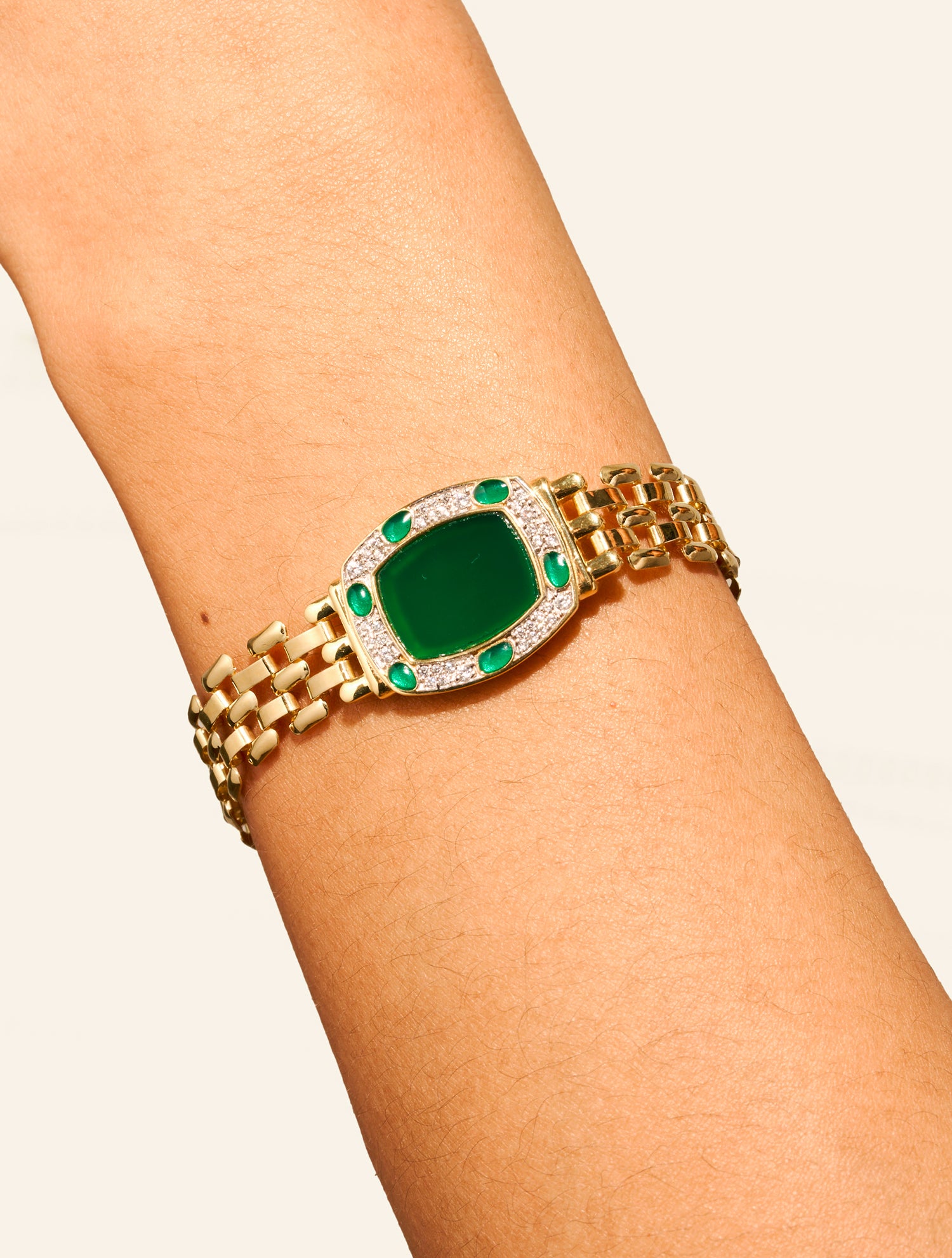 Bracelet Ranee - Onyx Vert
