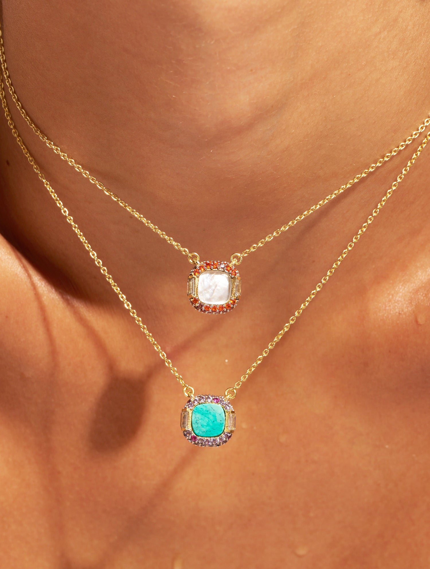 Collier Idylle - Turquoise