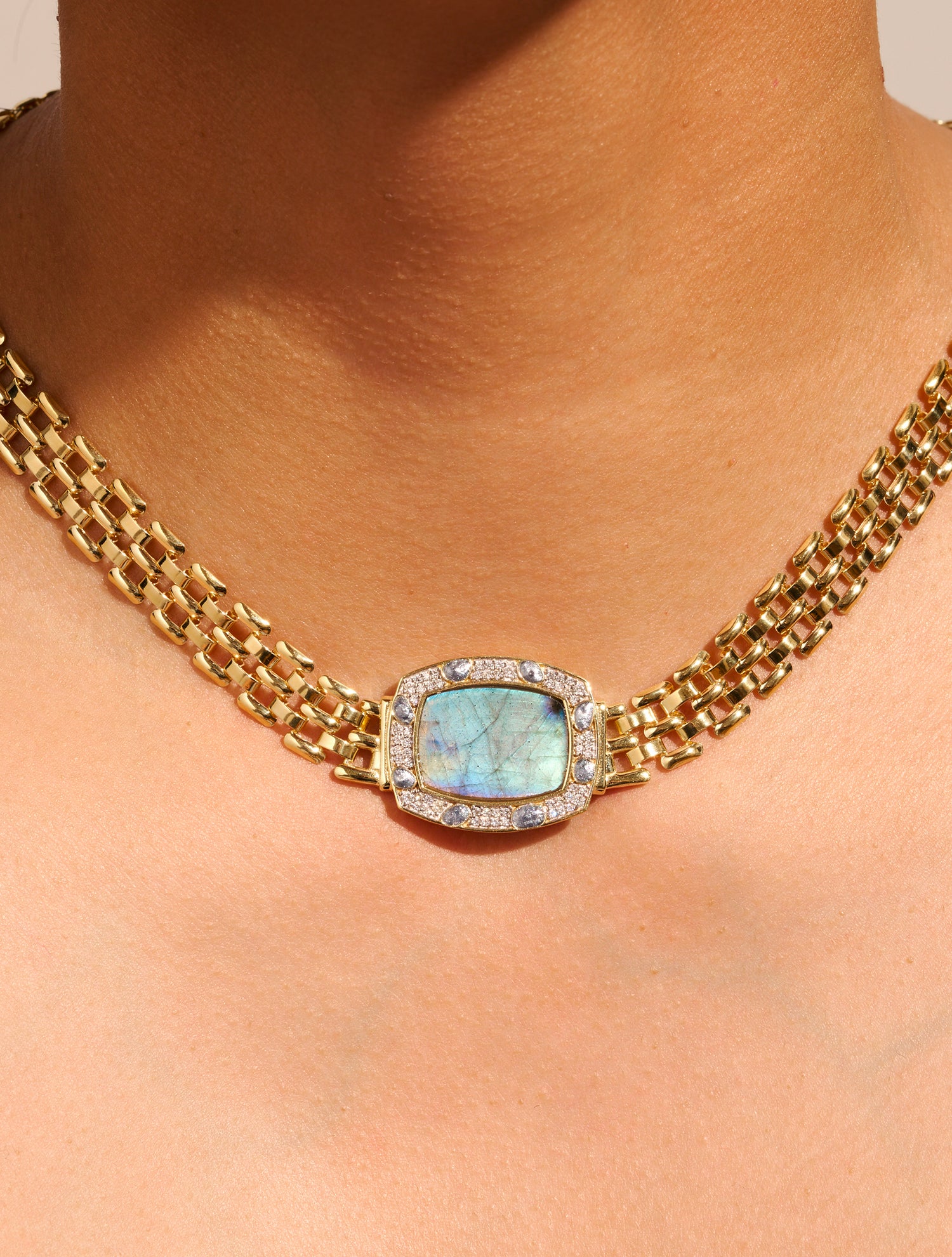 Collier Ranee - Labradorite
