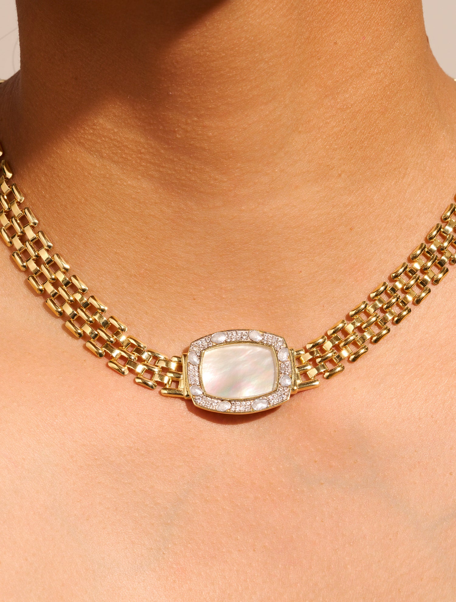 Ranee Necklace - Mother of Pearl