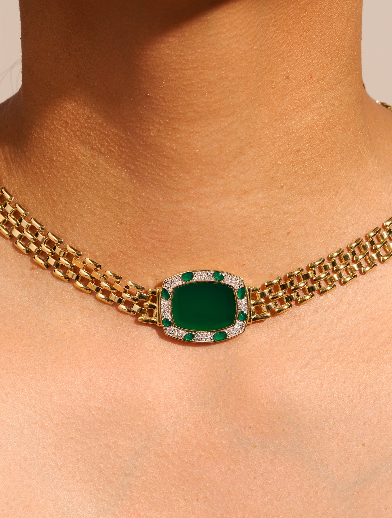 Collier Ranee - Onyx Vert
