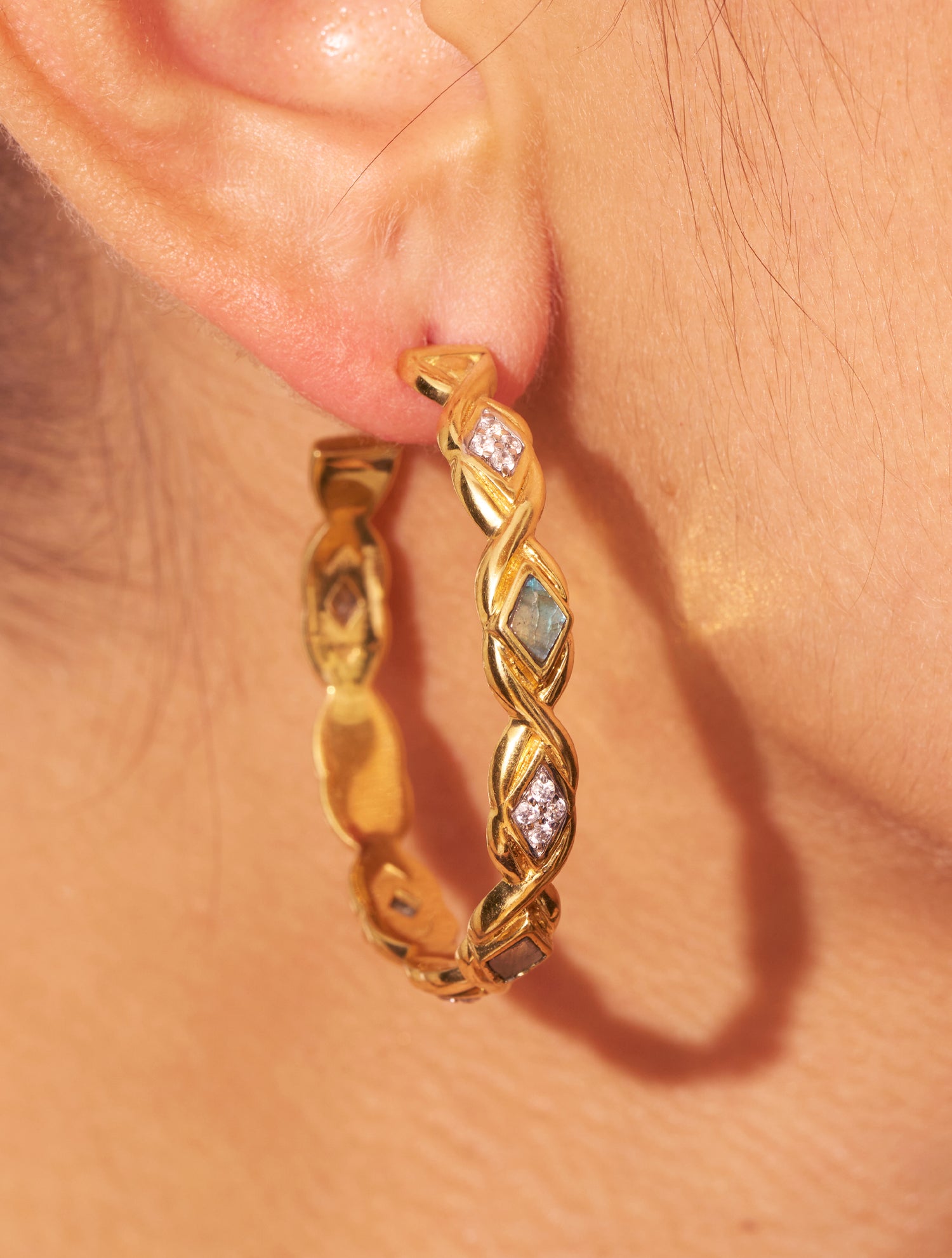 Créoles Sani - Labradorite