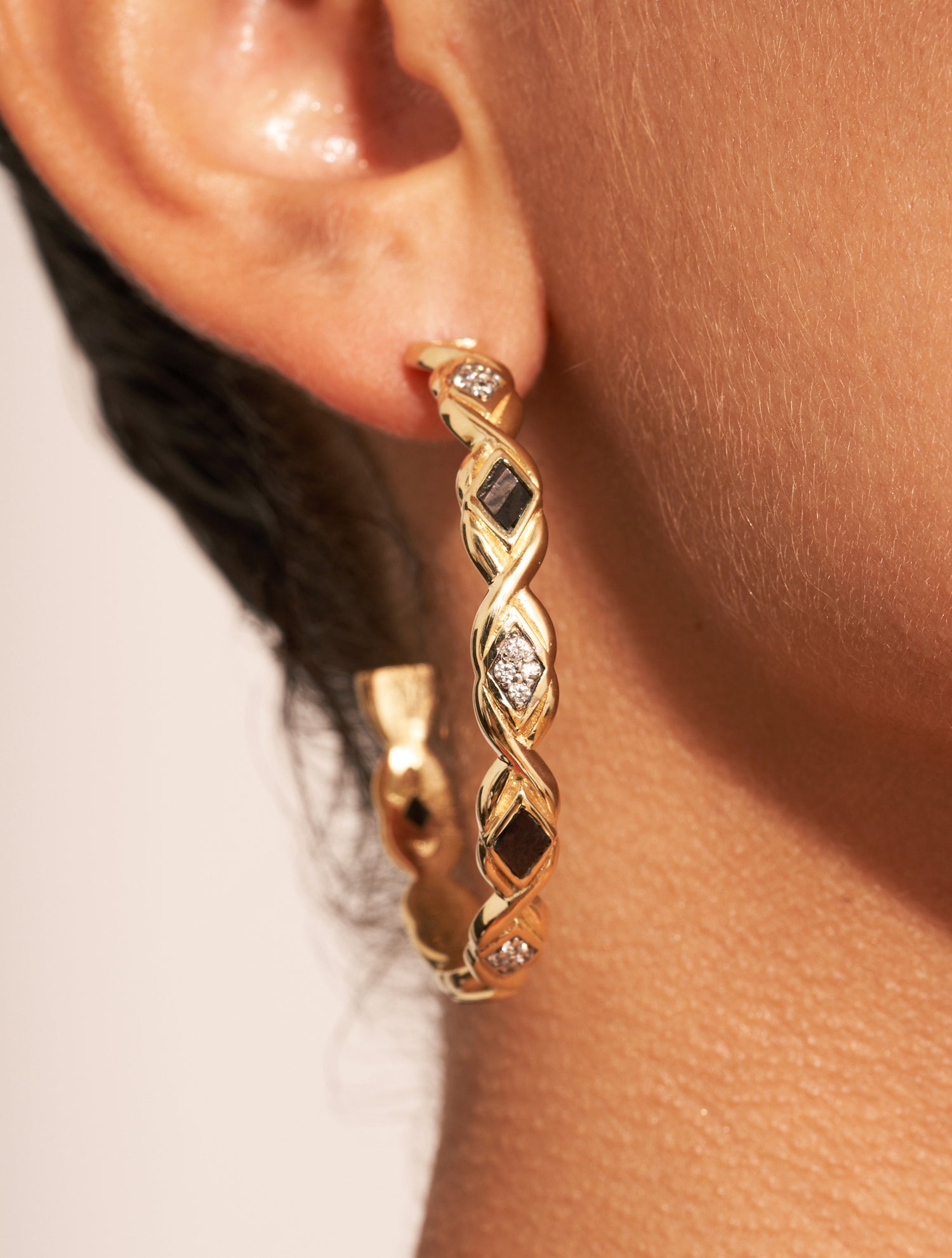 Créoles Sani - Onyx Texturé