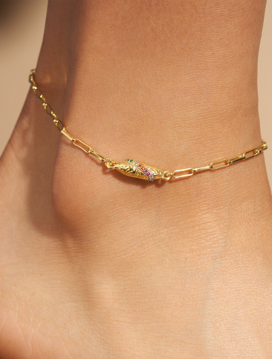 Bracelet de cheville Rheya - Multicolors