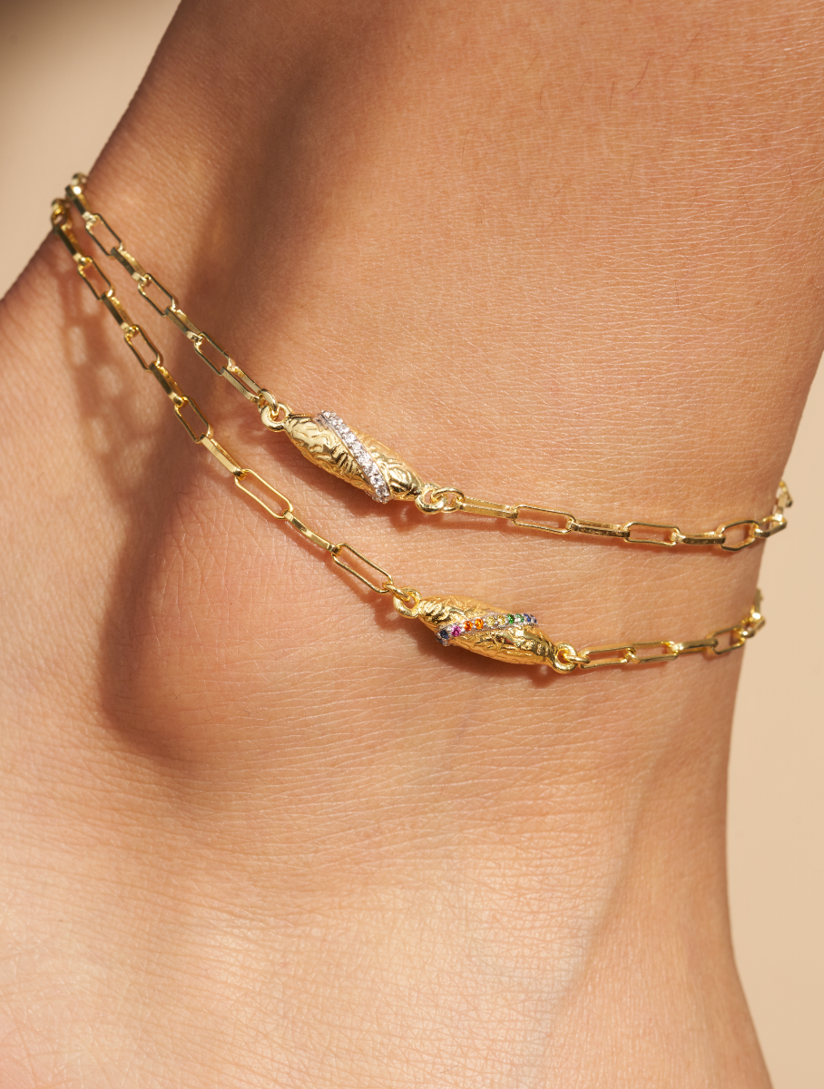 Bracelet de cheville Rheya - Multicolors