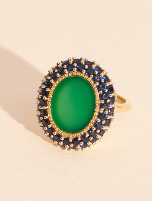 Mirage Ring - Green Onyx