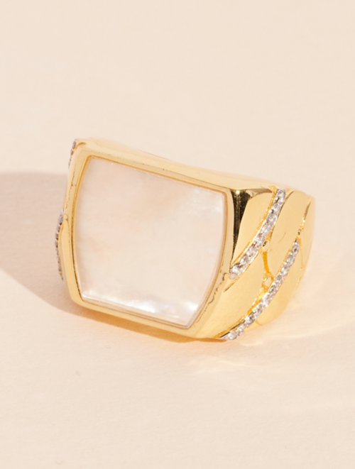 Seema Ring - Mother of Pearl 